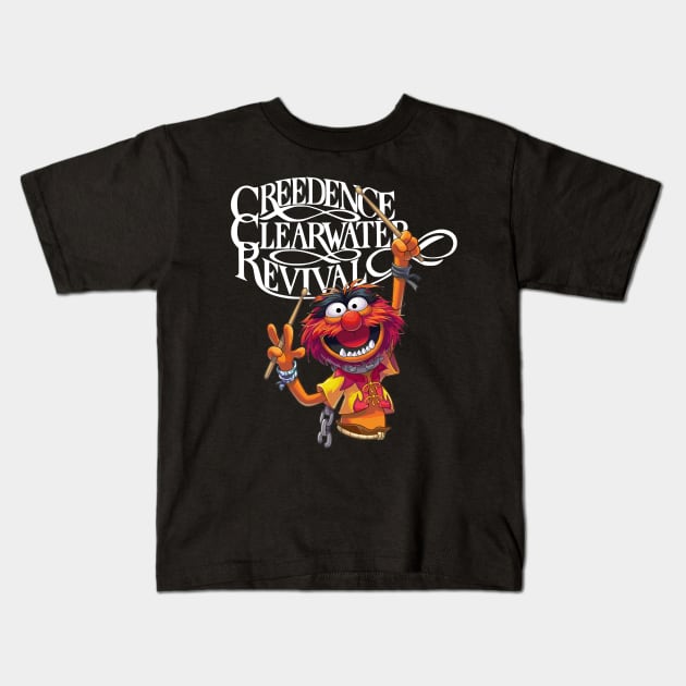 Gonzos Grand Spectacle The Unpredictable World Of Muppet Show Kids T-Shirt by Roselyne Lecocq